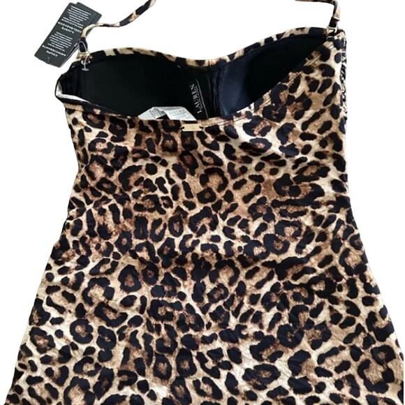Lauren Ralph Lauren Women's Tankini Animal-Print Leopard 4 - Picture 5 of 7